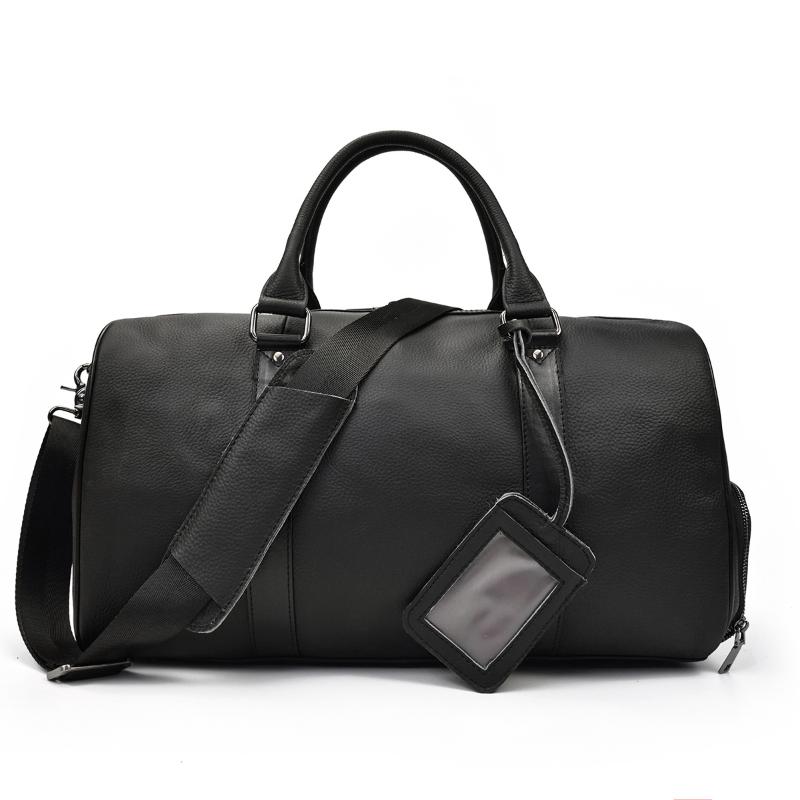 Duffel Bags Men's Leather Travel Bag Lychee-printed Retro Handbag Large-capacity One-shoulder Slanted Strap Shoe Seat, Black
Duffel Bags Men's Leather Travel Bag Lychee-printed Retro Handbag Large-capacity One-shoulder Slanted Strap Shoe Seat, Black