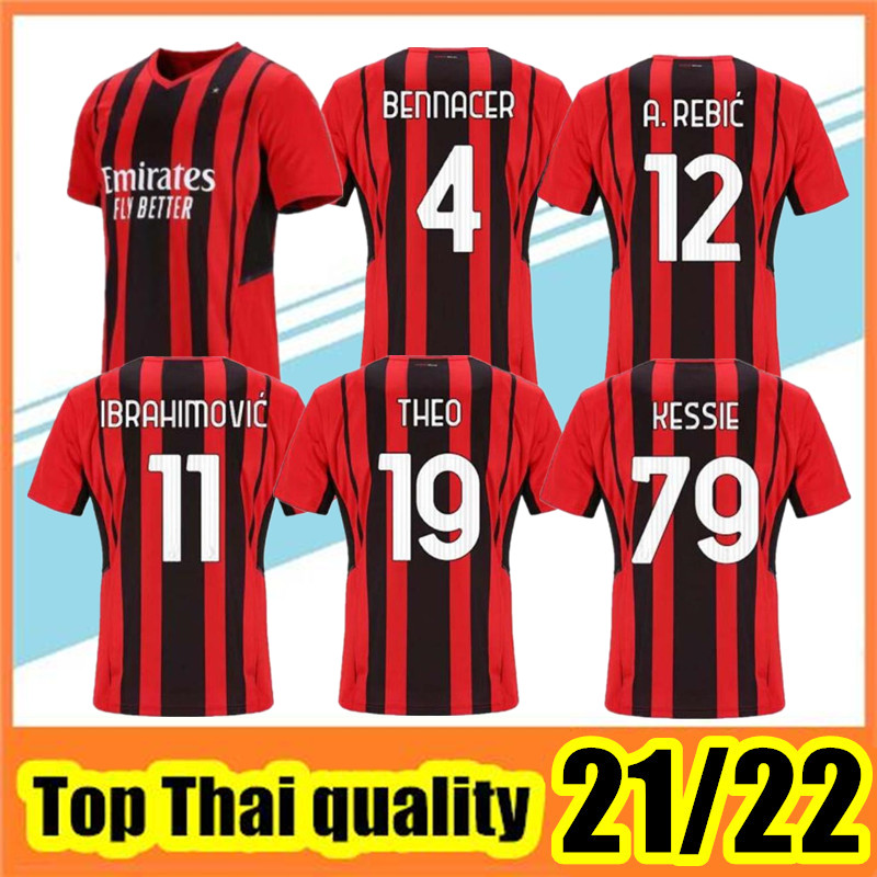 Thailand 21 22 AC Soccer milan IBRAHIMOVIC jerseys 2021 TONALI Mandzukic Kessie brahim BENNACER THEO REBIC LEAO Men kid sets socks football Kits, Away shirt
Thailand 21 22 AC Soccer milan IBRAHIMOVIC jerseys 2021 TONALI Mandzukic Kessie brahim BENNACER THEO REBIC LEAO Men kid sets socks football Kits, Away shirt