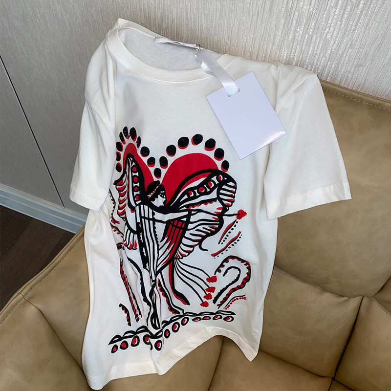 Summer 2022 Luxury Women's T-shirt Sequins Short Sleeve O-neck Fashion Designer Loose Lady Elegant Cotton, Customize
Summer 2022 Luxury Women's T-shirt Sequins Short Sleeve O-neck Fashion Designer Loose Lady Elegant Cotton, Customize