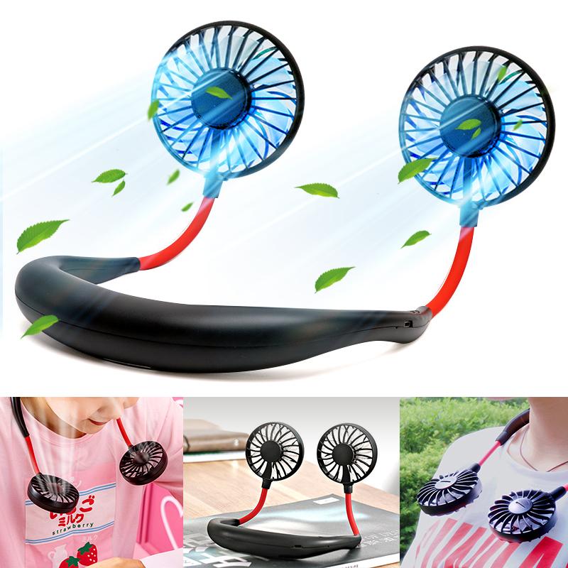 Mini Hand Free Small Fan Battery Portable With Colorful Lights Two Fans Hanging Around The Neck For Sport Electric
Mini Hand Free Small Fan Battery Portable With Colorful Lights Two Fans Hanging Around The Neck For Sport Electric