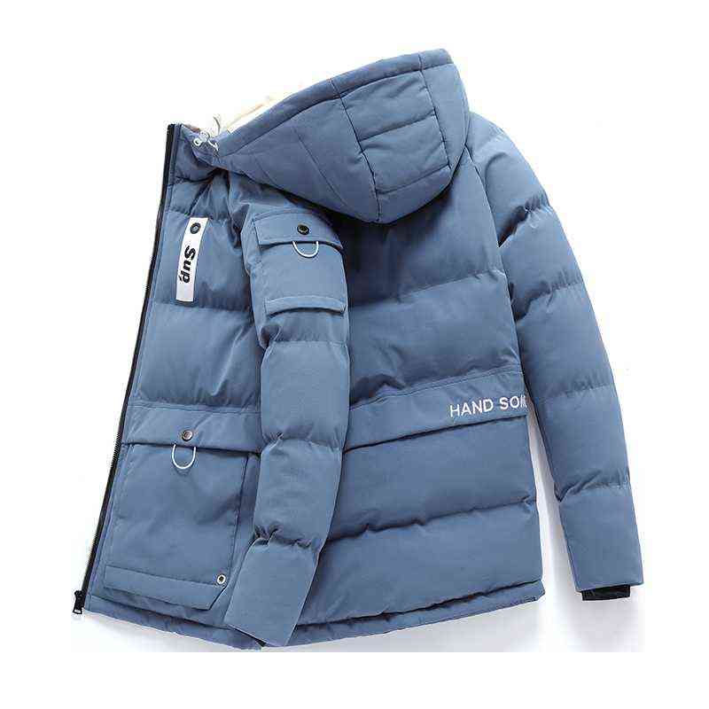 Plus Size 7XL 8XL Winter Jacket Men Thick Windbreaker Windproof Jackets Men Warm Down Cotton Hooded Coats Male Parka Y1103