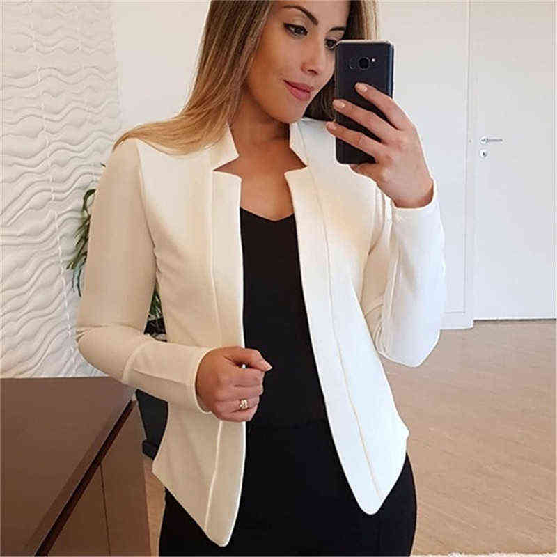 women suit blazer s Long sleeve coat for spring summer lady women's clothing Office Lady plus size 5XL 211122