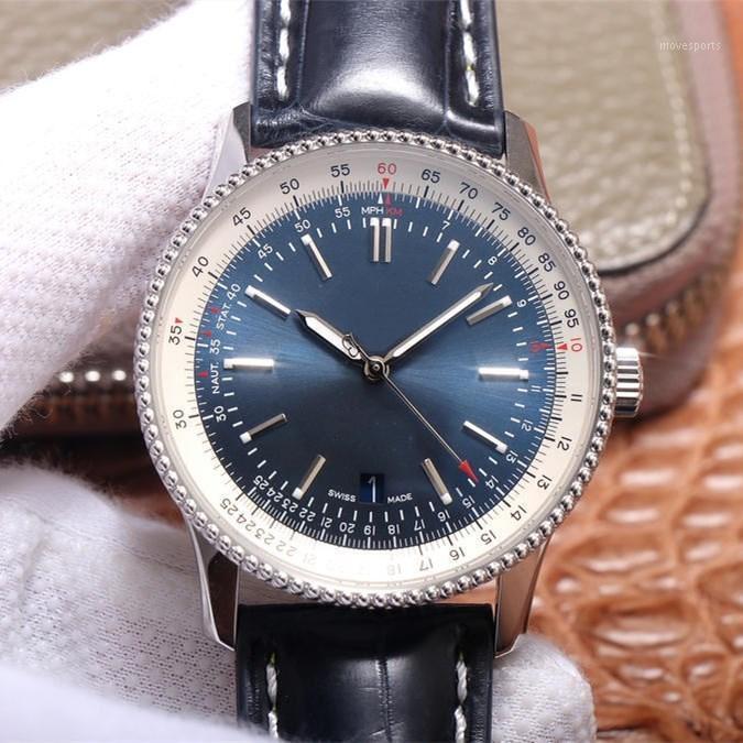Mens Automatic Mechanical Watch 43mm Stainless Steel Bracelet Black Blue Leather Sapphire Glass Sport Watches Wristwatches, A1
Mens Automatic Mechanical Watch 43mm Stainless Steel Bracelet Black Blue Leather Sapphire Glass Sport Watches Wristwatches, A1