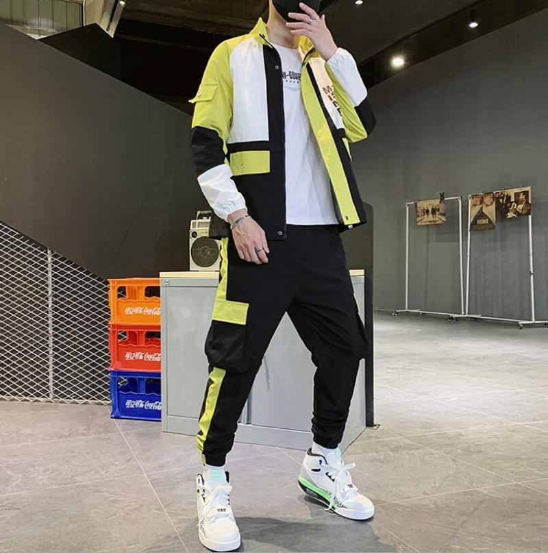Men's Tracksuits Set Spring Autumn Men Sportswear 2 Piece Sport Suit Jacket + Pants Sweatsuit Clothing Hip Hop Tracksuit, Gray
Men's Tracksuits Set Spring Autumn Men Sportswear 2 Piece Sport Suit Jacket + Pants Sweatsuit Clothing Hip Hop Tracksuit, Gray