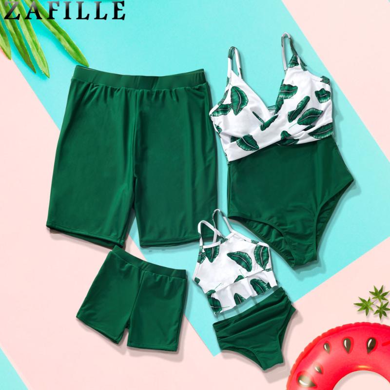 Women's Swimwear 2021 Patchwork Leaf Swimsuit One Piece Family Men Boy Girl One-Piece Suits
Women's Swimwear 2021 Patchwork Leaf Swimsuit One Piece Family Men Boy Girl One-Piece Suits