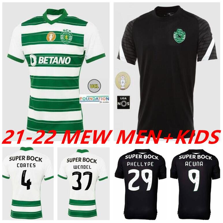 SCP Lisbon 21 22 Soccer Jerseys Sporting Clube de 2021 2022 PHELLYPE B.FERNANDES S.COATES Retro jersey Lisboa C.Ronaldo Men kids Kits football shirt uniforms, Away
SCP Lisbon 21 22 Soccer Jerseys Sporting Clube de 2021 2022 PHELLYPE B.FERNANDES S.COATES Retro jersey Lisboa C.Ronaldo Men kids Kits football shirt uniforms, Away