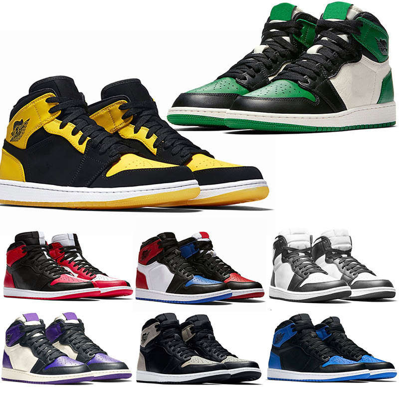 OG 1 Pine Green Court Purple Mens Womens basketball shoes 1s TOP 3 Bred Toe Barons Chicago Chameleon Sports Sneakers 5.5-13, A18 homage to home black red mark
OG 1 Pine Green Court Purple Mens Womens basketball shoes 1s TOP 3 Bred Toe Barons Chicago Chameleon Sports Sneakers 5.5-13, A18 homage to home black red mark