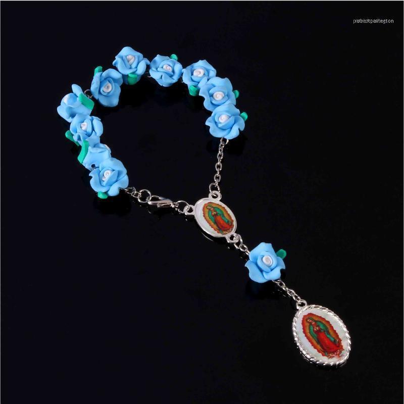 Bangle Catholic Cross Bracelet 1CM Soft Ceramic Bead Bracelet, Sacred Heart Guadalupe Glamour Lady Pearl Baby Bracelet,1
Bangle Catholic Cross Bracelet 1CM Soft Ceramic Bead Bracelet, Sacred Heart Guadalupe Glamour Lady Pearl Baby Bracelet,1