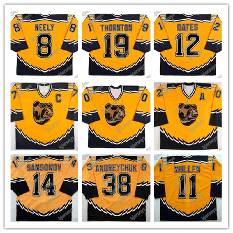 Retro 8 CAM NEELY 12 ADAM OATES 14 SERGEI SAMSONOV 19 JOE THORNTON Boston Bruins Hockey Jersey S-3XL, As
Retro 8 CAM NEELY 12 ADAM OATES 14 SERGEI SAMSONOV 19 JOE THORNTON Boston Bruins Hockey Jersey S-3XL, As