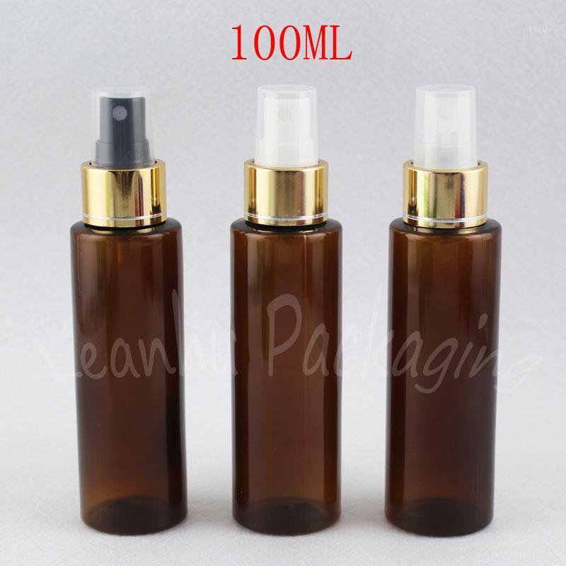 Storage Bottles & Jars 100ML Brown Plastic Bottle With Gold Spray Pump , 100CC Makeup Sub-bottling Toner / Water Packaging ( 50 PC/Lot )
Storage Bottles & Jars 100ML Brown Plastic Bottle With Gold Spray Pump , 100CC Makeup Sub-bottling Toner / Water Packaging ( 50 PC/Lot )