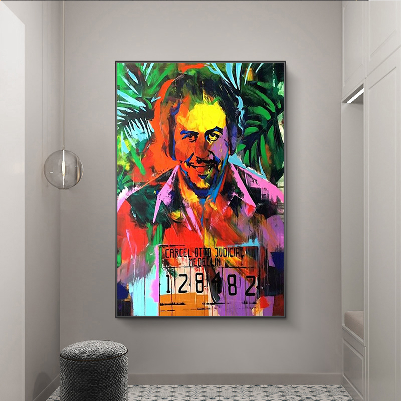 New Fashion Graffiti Portraits Canvas Painting Print And Posters Wall art Picture For Living Room Home Decor No Frame