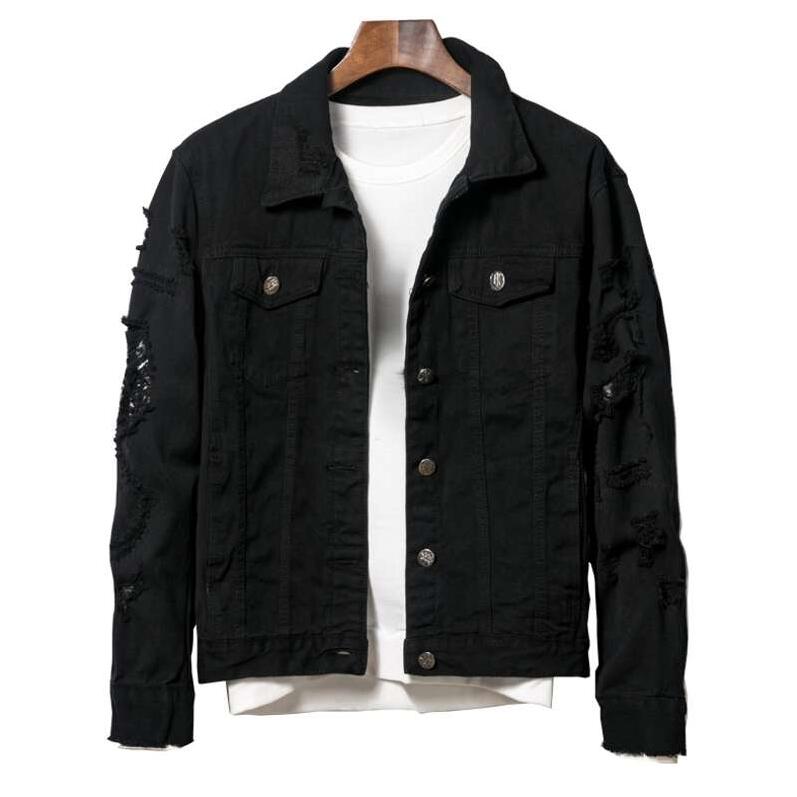 Luxury Mens Designer Jacket Men Womens High Quality Ripped Holes Denim-Jacket Cowboy Coat women tops Black red Jean Jackets Size -5XL, Customize
Luxury Mens Designer Jacket Men Womens High Quality Ripped Holes Denim-Jacket Cowboy Coat women tops Black red Jean Jackets Size -5XL, Customize