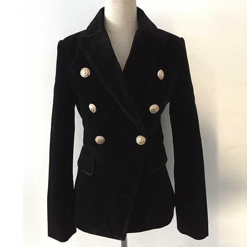 high-end winter women's jacket casual small suit femininity Metal double-breasted gold velvet solid color ladies blazer 210527, Royal blue
high-end winter women's jacket casual small suit femininity Metal double-breasted gold velvet solid color ladies blazer 210527, Royal blue