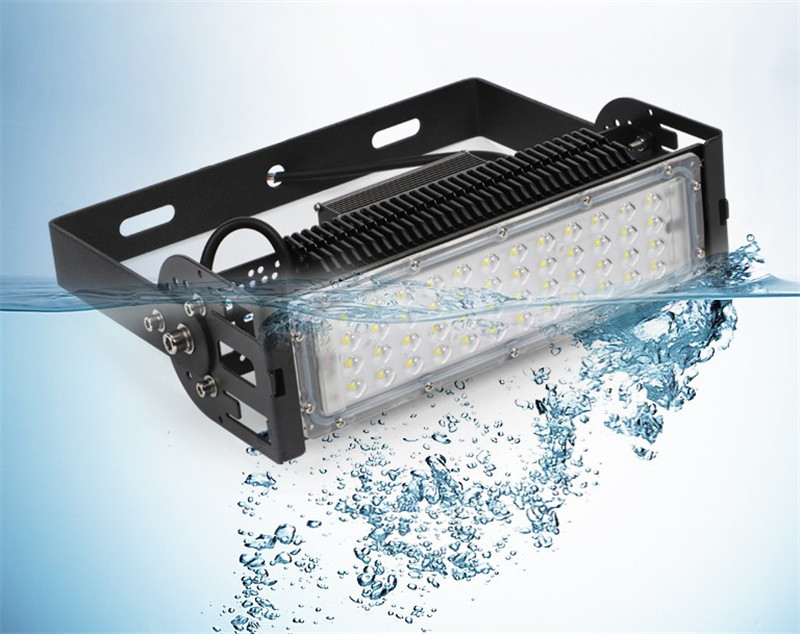 Led Floodlight Waterproof IP65 Outdoor Module Street Light Stadium Lamp for Gardens Courtyards Lawns Garages Roads