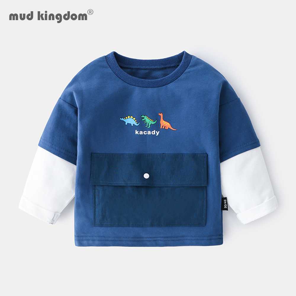 Mudkingdom Boys Sweatshirts Fashion Patchwork Long Sleeve Kids Clothing Autumn Cartoon Dinosaur Big Pocket Casual Clothes 210615, Yellow
Mudkingdom Boys Sweatshirts Fashion Patchwork Long Sleeve Kids Clothing Autumn Cartoon Dinosaur Big Pocket Casual Clothes 210615, Yellow