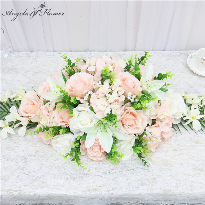 90CM Artificia fower conference tabe fower row rose iy hydrangea eaf wedding party decor tabe centerpieces fower runner, Blue
90CM Artificia fower conference tabe fower row rose iy hydrangea eaf wedding party decor tabe centerpieces fower runner, Blue