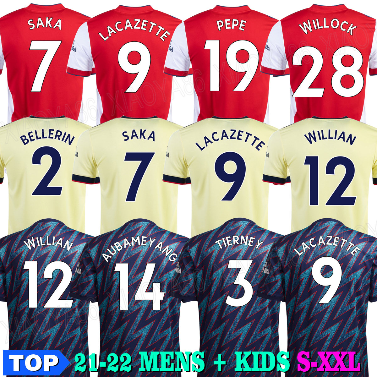 21 22 soccer jersey SAKA WHITE TAVARES SMITH ROWE PEPE THOMAS football shirt SAMBI LOKONGA WILLIAN NKETIAN 2021 2022 Camiseta de futbol, Black;yellow
21 22 soccer jersey SAKA WHITE TAVARES SMITH ROWE PEPE THOMAS football shirt SAMBI LOKONGA WILLIAN NKETIAN 2021 2022 Camiseta de futbol, Black;yellow