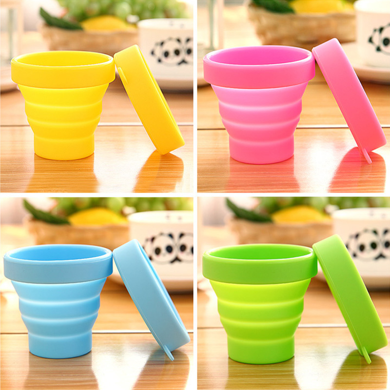 BPA FREE Tumblers Disposable Silicone Collapsible Travel Cups Portable Folding Camping Cup With Lids, Green
BPA FREE Tumblers Disposable Silicone Collapsible Travel Cups Portable Folding Camping Cup With Lids, Green