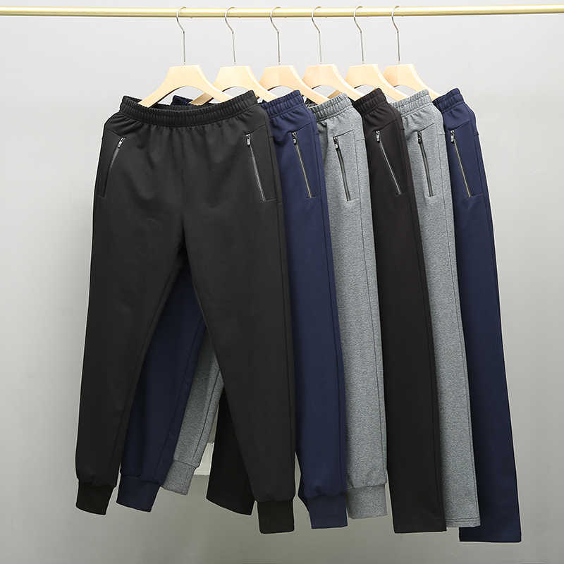 Solid Casual Sweat Pants Men Large Size 9xl Trousers Male Loose Sweatpants Hip Hop Streetwear Oversized Sport Men's Jogger Pants 210930