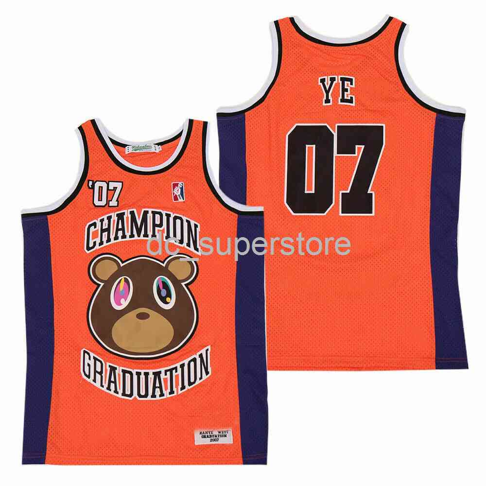 2007 Kanye West '07 Basketball Jersey Hip Hop Rap Graduation Jersey Stitched custom Men Women Youth Basketball Jersey XS-6XL, Black
2007 Kanye West '07 Basketball Jersey Hip Hop Rap Graduation Jersey Stitched custom Men Women Youth Basketball Jersey XS-6XL, Black