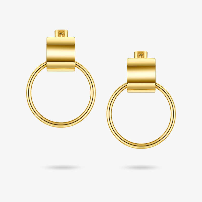 ENFASHION Curved C Shape Circle Drop Earrings Women Gold Color Stainless Steel Earings Fashion Jewelry 2020 Brincos E201179
ENFASHION Curved C Shape Circle Drop Earrings Women Gold Color Stainless Steel Earings Fashion Jewelry 2020 Brincos E201179