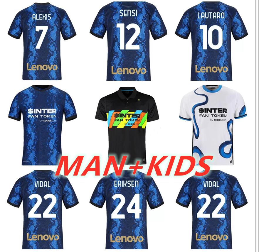 2021 2022 INTER Dzeko BARELLA soccer jerseys BROZOVIC VIDAL LAUTARO ERIKSEN ALEXIS HAKIMI 21 22 football shirt uniforms men + kids kit third
2021 2022 INTER Dzeko BARELLA soccer jerseys BROZOVIC VIDAL LAUTARO ERIKSEN ALEXIS HAKIMI 21 22 football shirt uniforms men + kids kit third