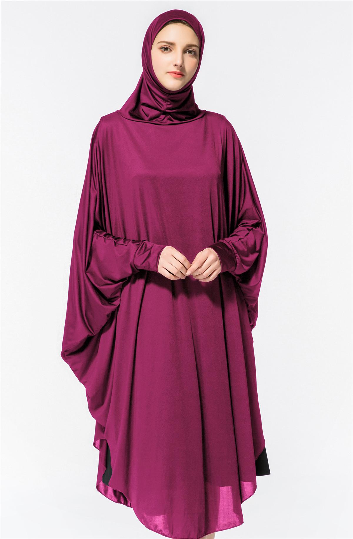 Arab Muslim Women Prayer Garment Bat Sleeve Hooded Worship Thobe Gown Prayer Middle East Robe Islamic Abaya Pray Hijab Dress
Arab Muslim Women Prayer Garment Bat Sleeve Hooded Worship Thobe Gown Prayer Middle East Robe Islamic Abaya Pray Hijab Dress