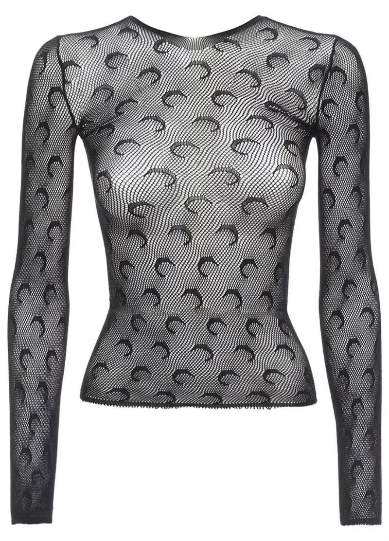 Moon Printed Transparent Mesh T Shirts Sexy Women O-Neck Long Sleeve Slim Basic Casual Female Tops Spring, White
Moon Printed Transparent Mesh T Shirts Sexy Women O-Neck Long Sleeve Slim Basic Casual Female Tops Spring, White
