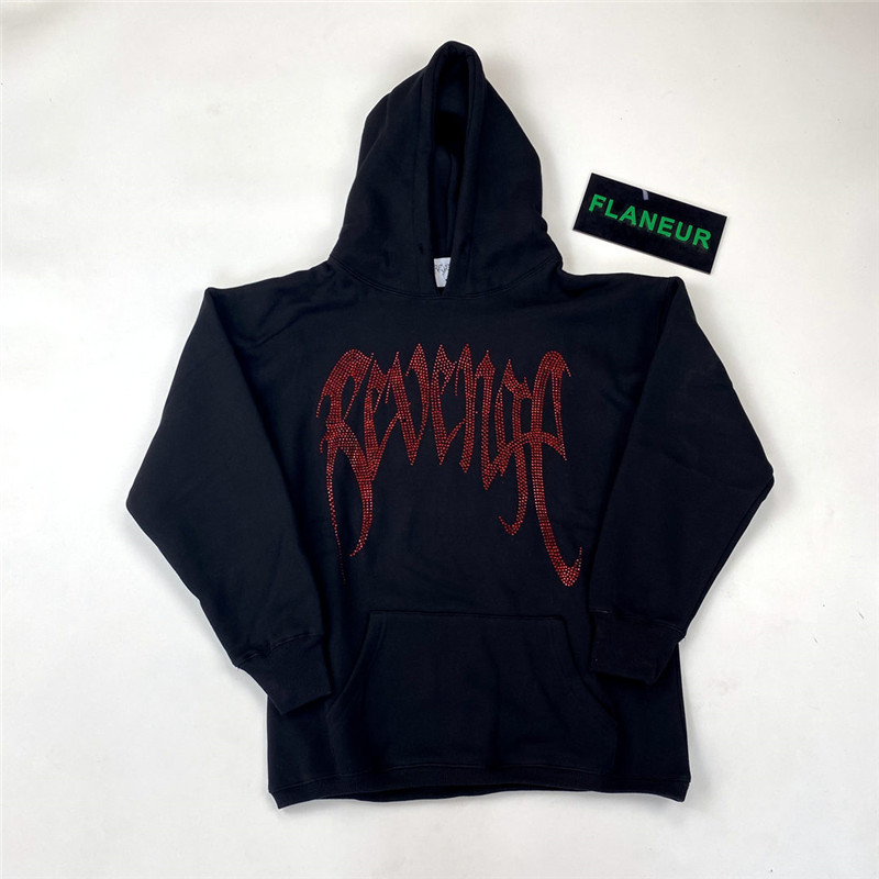 Mens Designer Hoodies Red Rhinestone High Street Fashion Hooded Hoodie Sweatshirt, Black
Mens Designer Hoodies Red Rhinestone High Street Fashion Hooded Hoodie Sweatshirt, Black