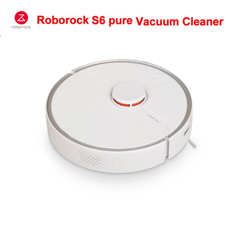 Vacuum Cleaners Roborock S6 Pure Cleaner Automatic Smart Wet Mopping Carpet Dust Sweeping Robot Robotic Wireless APP Control Home
Vacuum Cleaners Roborock S6 Pure Cleaner Automatic Smart Wet Mopping Carpet Dust Sweeping Robot Robotic Wireless APP Control Home