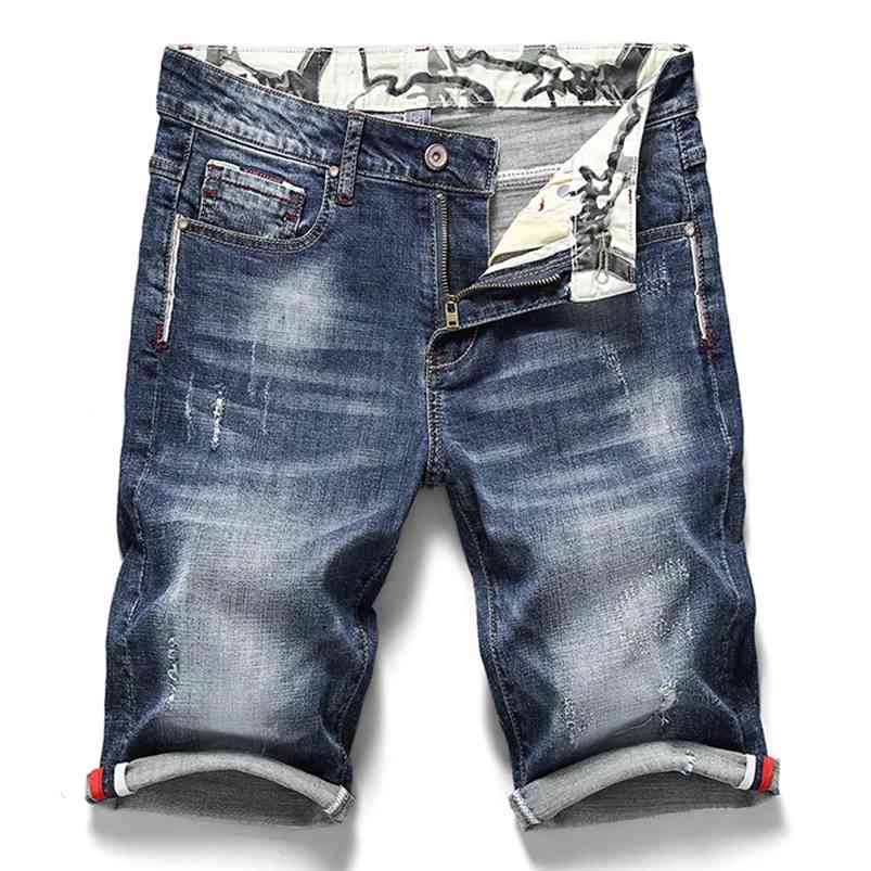 Men's Stretchy Short Jeans Fashion Casual Slim Fit High Quality Elastic Denim Shorts Male Brand Summer Clothes 210720, Blue
Men's Stretchy Short Jeans Fashion Casual Slim Fit High Quality Elastic Denim Shorts Male Brand Summer Clothes 210720, Blue