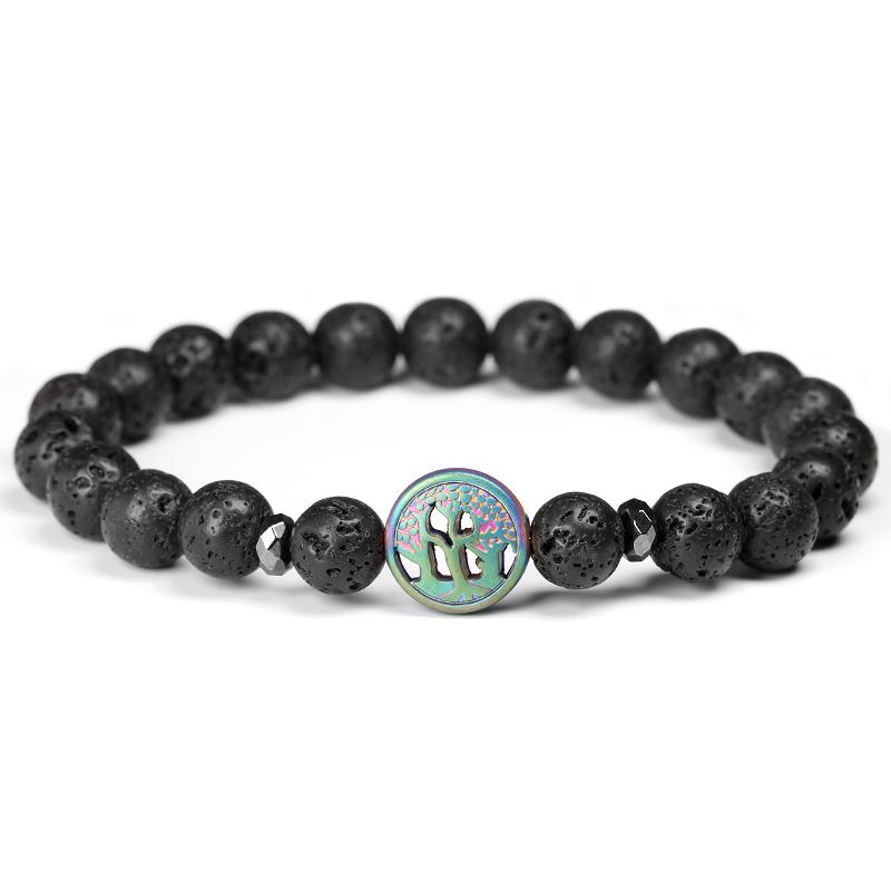 Hematite Tree Bracelet Classic Natural Stone Lava Beaded 5 Styles Bead Bracelets For Men Women Friend Charm Yoga Gift Beaded, Strands, Black
Hematite Tree Bracelet Classic Natural Stone Lava Beaded 5 Styles Bead Bracelets For Men Women Friend Charm Yoga Gift Beaded, Strands, Black