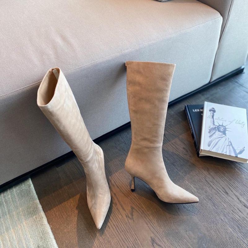 Boots Winter Kid Suede Knee High Woman Pointed Toes Kitten Heels Metal Decora Shoes Bota Feminina, As pic
Boots Winter Kid Suede Knee High Woman Pointed Toes Kitten Heels Metal Decora Shoes Bota Feminina, As pic
