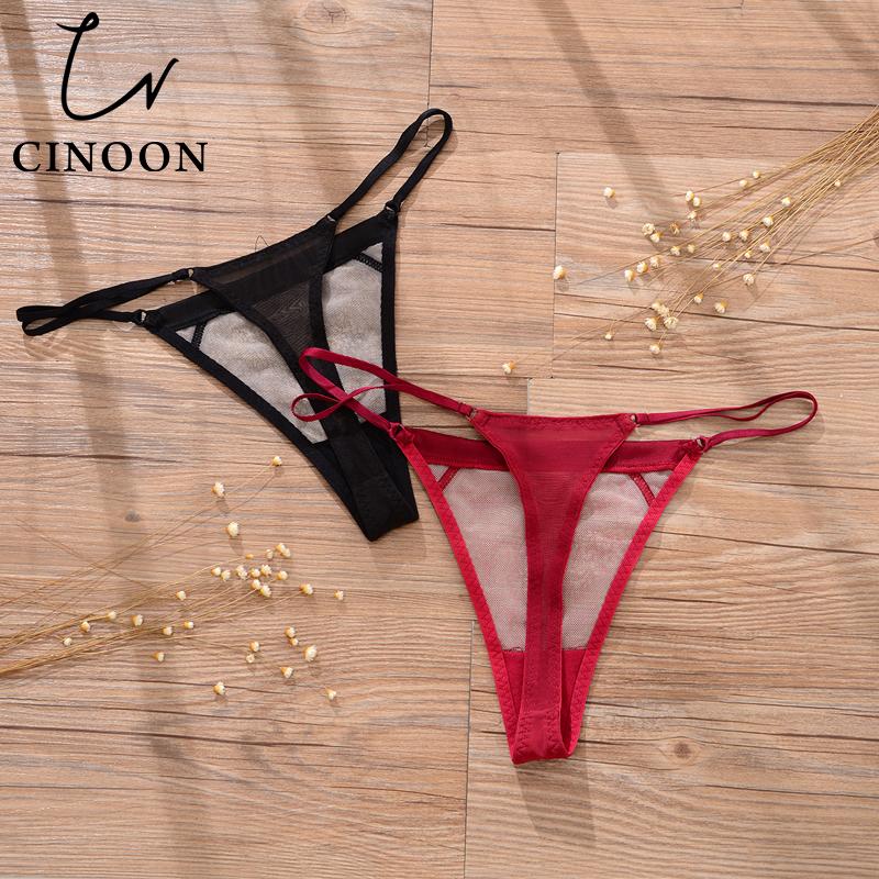 Women's Panties CINOON Sexy Lingerie Red Thongs Female Underwear Tanga Seamless Thong Transparent Girls Silk
Women's Panties CINOON Sexy Lingerie Red Thongs Female Underwear Tanga Seamless Thong Transparent Girls Silk