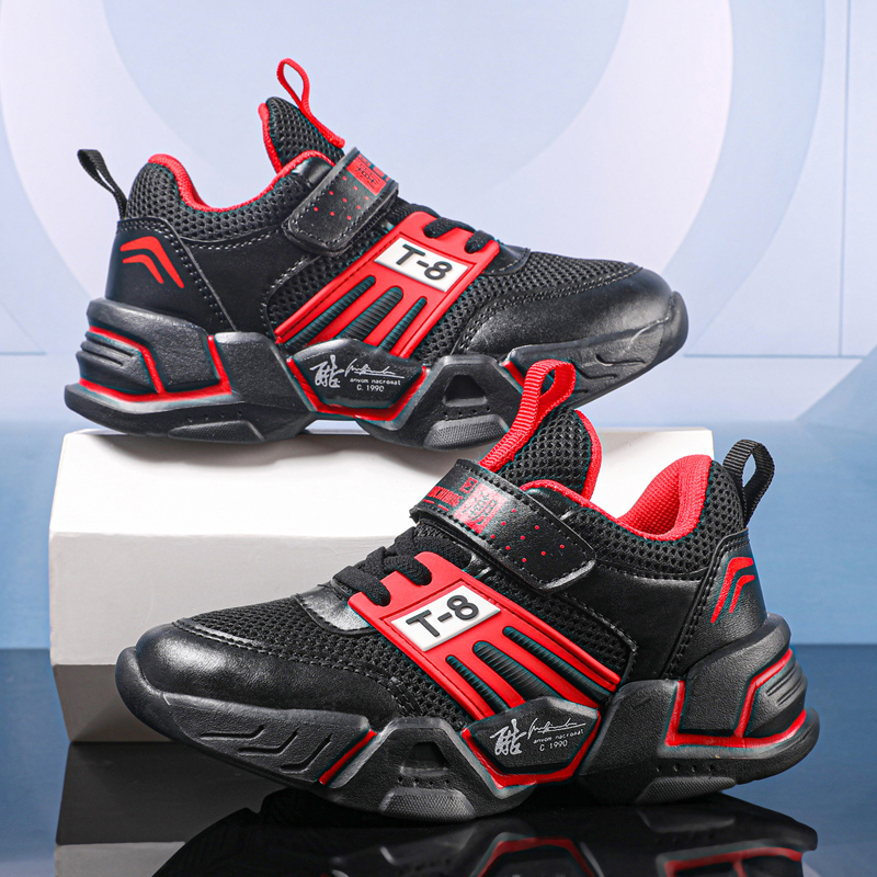 Size 28-39 Children Sport Shoes For Kids Boys Breathable Mesh Casual Shoes Hook Loop Non-slip Sneakers Soft Bottom Running Shoes, Black
Size 28-39 Children Sport Shoes For Kids Boys Breathable Mesh Casual Shoes Hook Loop Non-slip Sneakers Soft Bottom Running Shoes, Black