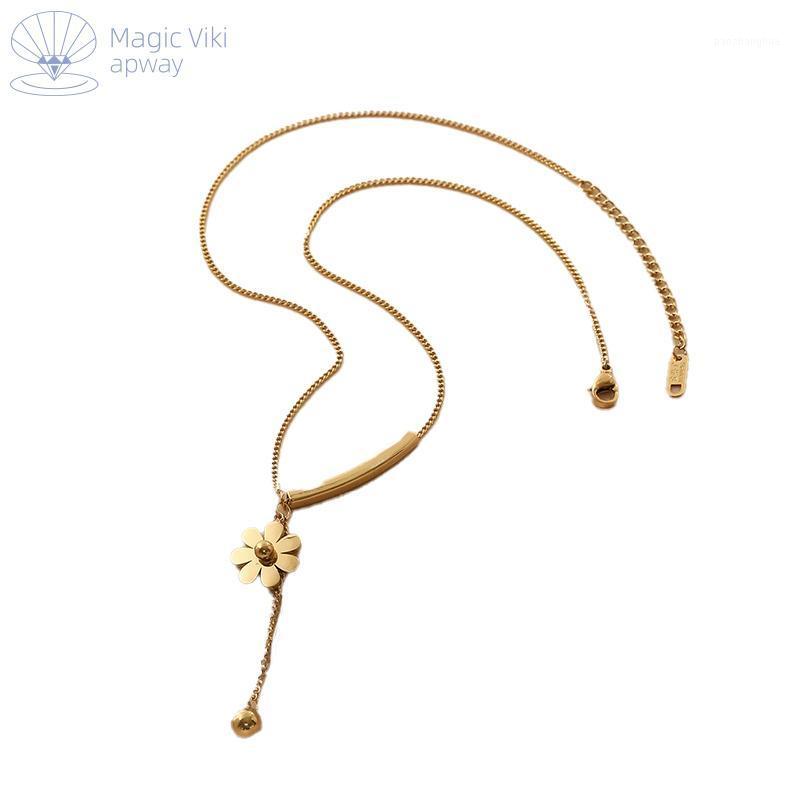 Chains MagicViki Little Daisy Necklace Female Minority Design Non Fading Flower Clavicle Chain Fashion Trendy Neck, Silver
Chains MagicViki Little Daisy Necklace Female Minority Design Non Fading Flower Clavicle Chain Fashion Trendy Neck, Silver