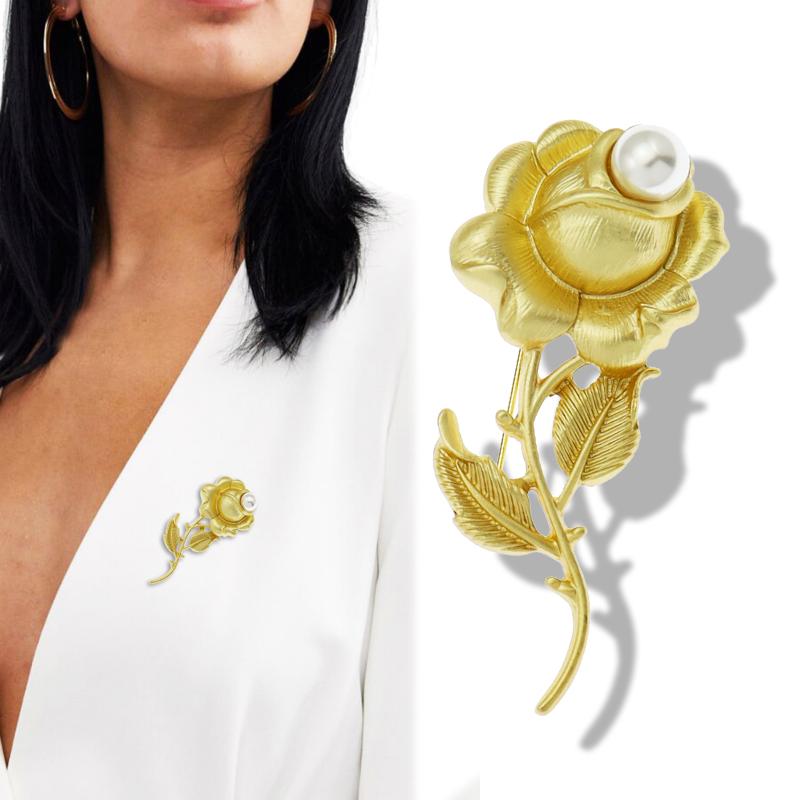 Pins, Brooches Stunning Bridal Rose Flower Leaf Pearl Floral Hat Lapel Scarf Pin Brooch Gold Wedding Tribal Vintage Statement Gift Graduatio
Pins, Brooches Stunning Bridal Rose Flower Leaf Pearl Floral Hat Lapel Scarf Pin Brooch Gold Wedding Tribal Vintage Statement Gift Graduatio