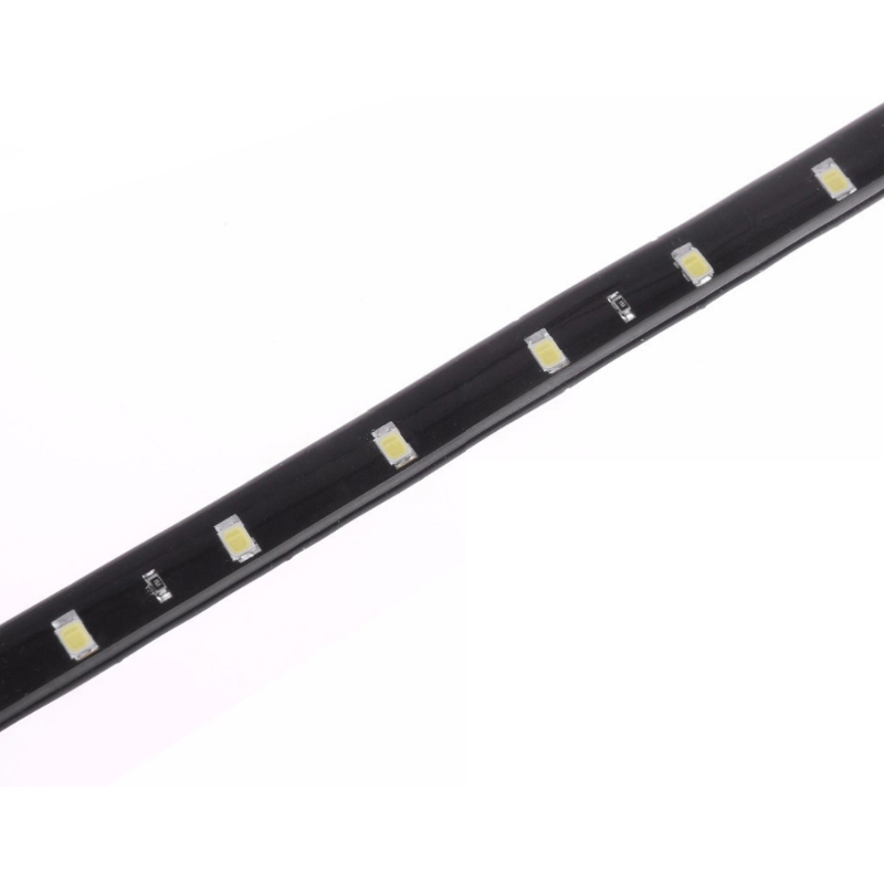 30CM Car LED Strip Light Decorative Ambient Lamps 15SMD Daytime Running Light Waterproof Flexible Atmosphere Light DRL 12V White