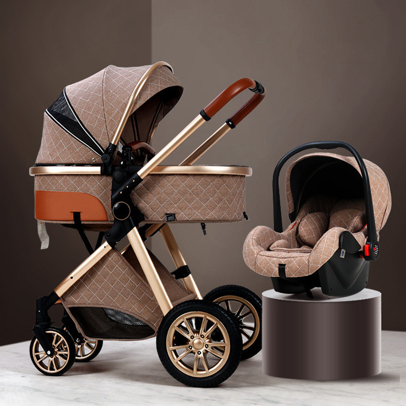 Baby Stroller 3 In 1 With Car Seat Newborn Baby Carriage High Landscape Stroller Reclining Foldable Stroller Baby Bassinet
Baby Stroller 3 In 1 With Car Seat Newborn Baby Carriage High Landscape Stroller Reclining Foldable Stroller Baby Bassinet