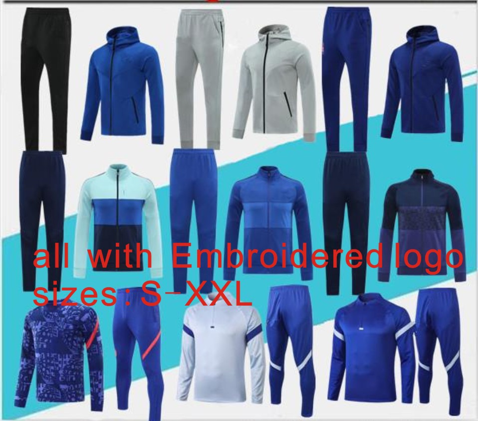Training suit KANTE soccer jacket tracksuit 20/21 PEDRO FABREGAS PULISIC football jackets set Survetement, Black
Training suit KANTE soccer jacket tracksuit 20/21 PEDRO FABREGAS PULISIC football jackets set Survetement, Black