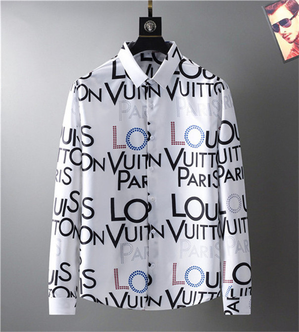 2021 summer Luxury Designer Men's Business Casual Shirt Long sleeve Stripe lapel shirts masculine social fashion plaid -3XL#AP09, White;black
2021 summer Luxury Designer Men's Business Casual Shirt Long sleeve Stripe lapel shirts masculine social fashion plaid -3XL#AP09, White;black