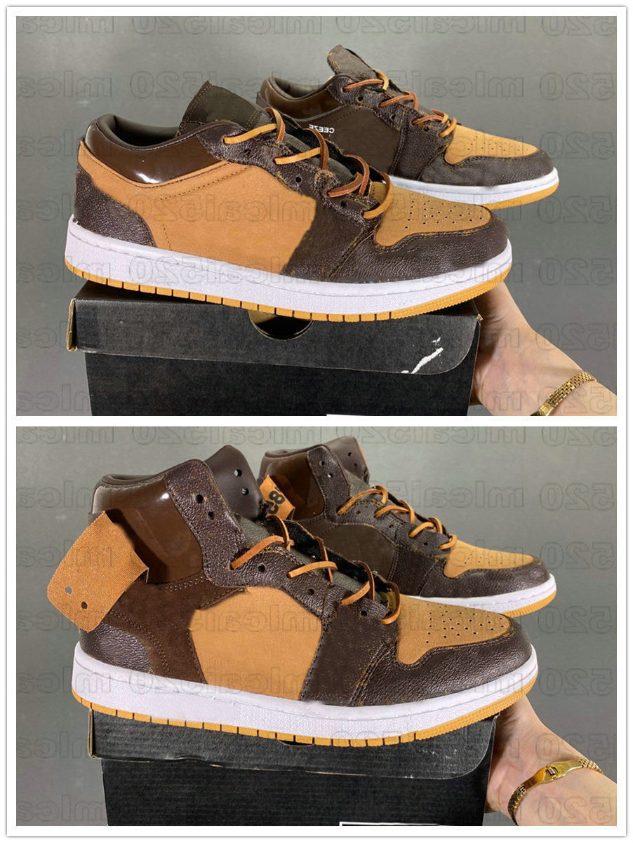 Shoes Special 1 Off Basketball Designer 1S High Low Brown Monograms Ceeze Old Flower White Black Sports
Shoes Special 1 Off Basketball Designer 1S High Low Brown Monograms Ceeze Old Flower White Black Sports