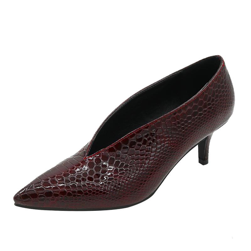 Dress Shoes Fashion Burgundy Patent Leather Pointed High Heels Women Spring Dark Blue Stiletto Sexy Pumps Tacones Altos, Black
Dress Shoes Fashion Burgundy Patent Leather Pointed High Heels Women Spring Dark Blue Stiletto Sexy Pumps Tacones Altos, Black