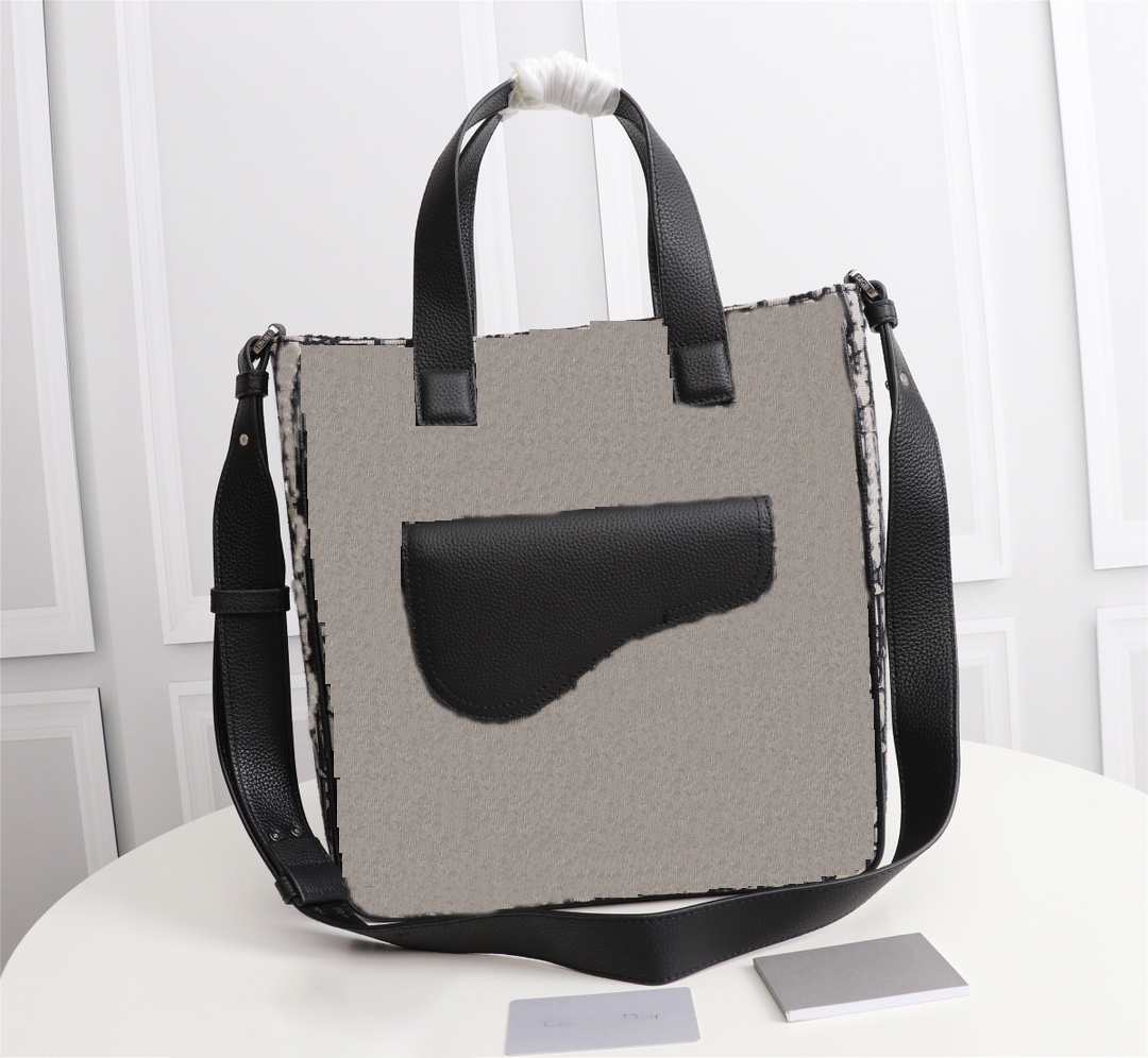 Women Men Wholesale Cross Body Sacoches tote bag saddle bags backpack handbags Leather crossbody shoulder bagss large capacity handbag Metal letter strap, Black