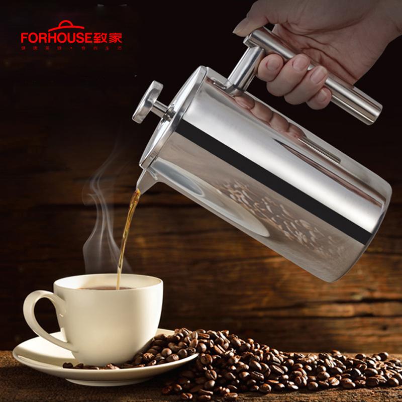 coffee pots french press maker double walled stainless steel cafetiere insulated tea pot giving one filter baskets
coffee pots french press maker double walled stainless steel cafetiere insulated tea pot giving one filter baskets