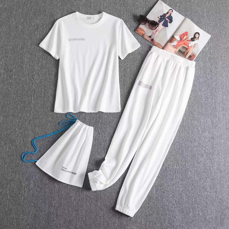 Women designers clothes 2021 Women's Tracksuits designer jogging sportswear Summer casual cotton short-sleeved trousers luxurious womens two piece sets
Women designers clothes 2021 Women's Tracksuits designer jogging sportswear Summer casual cotton short-sleeved trousers luxurious womens two piece sets