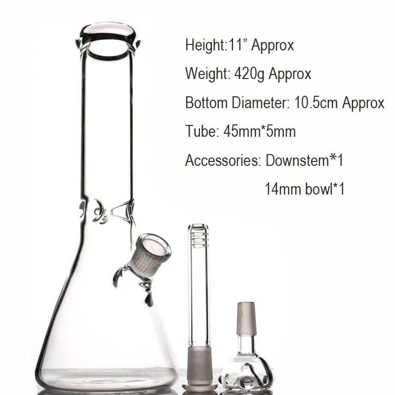 Hookah beaker Glass Bong water pipes ice catcher thick material for smoking 10.5" bongs
Hookah beaker Glass Bong water pipes ice catcher thick material for smoking 10.5" bongs
