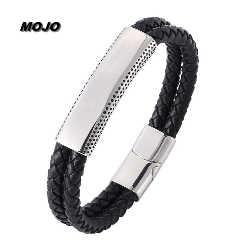 Classic Design Multilayer Stainless Steel Magnetic Buckle Charm Real Leather Bracelet
Classic Design Multilayer Stainless Steel Magnetic Buckle Charm Real Leather Bracelet