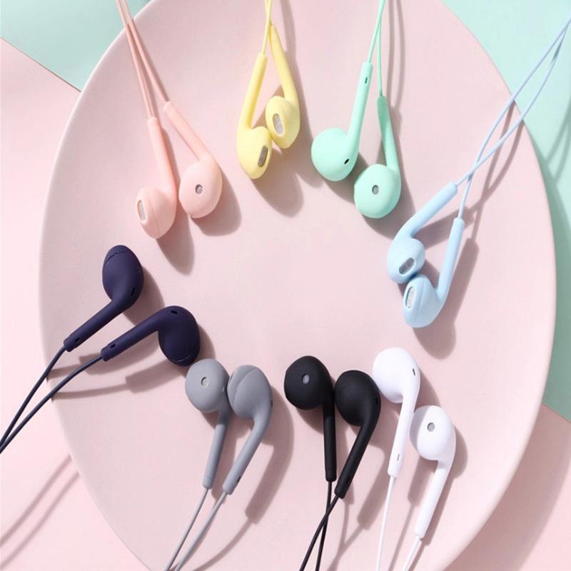 Macaron Headphones in-ear earbuds 3.5mm earphones cool crack design stereo headset earphone with mic, White
Macaron Headphones in-ear earbuds 3.5mm earphones cool crack design stereo headset earphone with mic, White