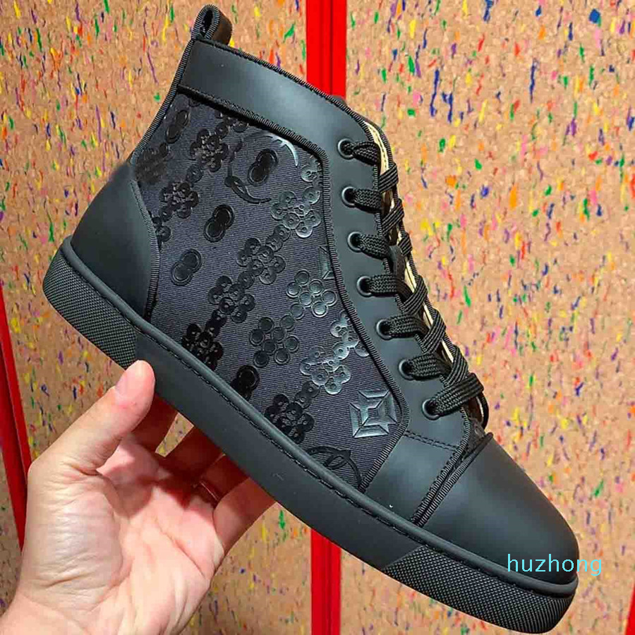 Winter sneaker for men's spiked red bottom shoes high top/junior spikes Lubinetic Orlato Flat Seavaste 2 black leather sports trainers
Winter sneaker for men's spiked red bottom shoes high top/junior spikes Lubinetic Orlato Flat Seavaste 2 black leather sports trainers